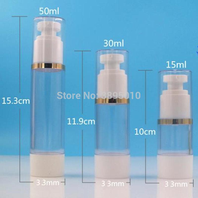 

15ml 30ml 50ml airless bottle vacuum pump bottle lotion used for Cosmetic Containe F1034