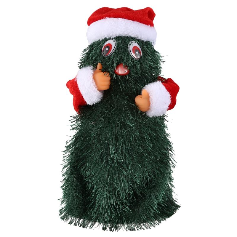 

Durable Santa Claus Hanging Decoration Ornaments Electric Rotate 360 degrees Lovely Christmas Tree Funny New Year Kids Gifts Par