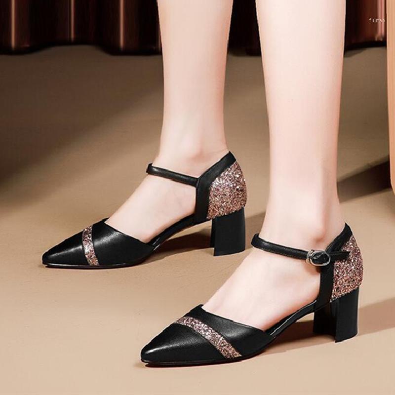 

Zapatos De Mujer Women Classic High Quality Pu Leather Office Buckle Strap Heel Shoes Lady Casual Black Party High Heels E61071