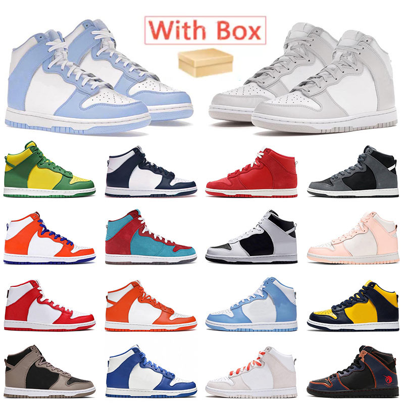 

With box sbdk mens womens basketball shoes 2022 authentic dk high designer skateboarding sneakers Aluminum University Blue Vast Grey Sail White Trainers, F11 36-45 dark grey