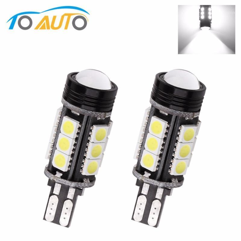 

2pcs T15 Canbus Error Free COB Bulbs led chips 921 912 W16W LED Car lamps External Lights SMD 12V Xenon White1, As pic