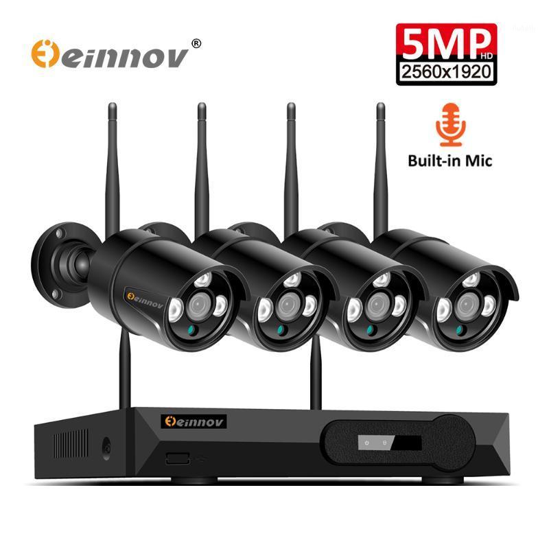 

Einnov 8CH 5MP Wireless Security Camera CCTV System Outdoor Video Surveillance 8CH Wi fi NVR Kit HD Night Vision P2P Waterproof1