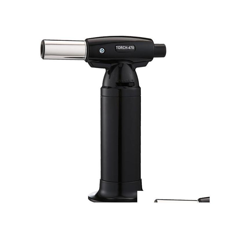 

1300'C Metal Dab Jet Butane Torch Lighter Windproof Jet Flames Micro Butane Torch Lighter Professional Kitchen Torch Lighter Culinary Kie6U