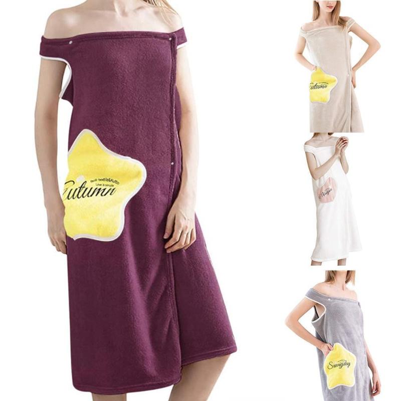

New Home Textile Towel Women Robes Bath Wearable Towel Lady Womens Fast Sleeping Magical Dress Nightwear Drying Beach Spa N4P3