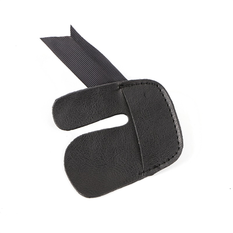

Black Color Archery Finger Guard Protection Pad Glove Tab Bow Shooting free shipping