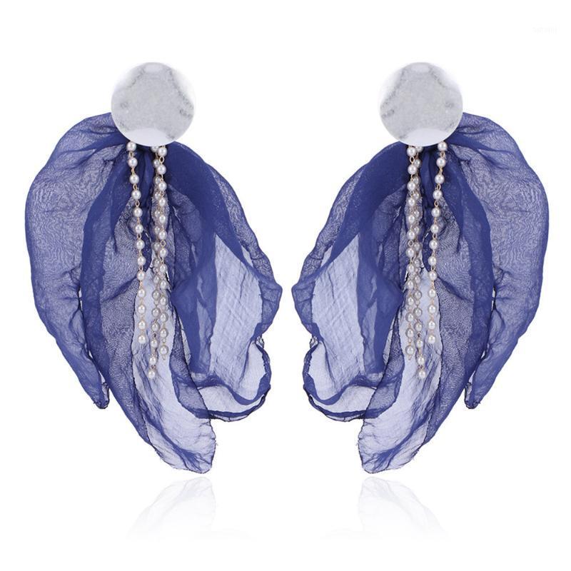 

Earrings Women Bohemian Holiday Jewelry Earrings Christmas Jewelry Gift for Girls Wholesale Big Yarn Flower Stud Earring1