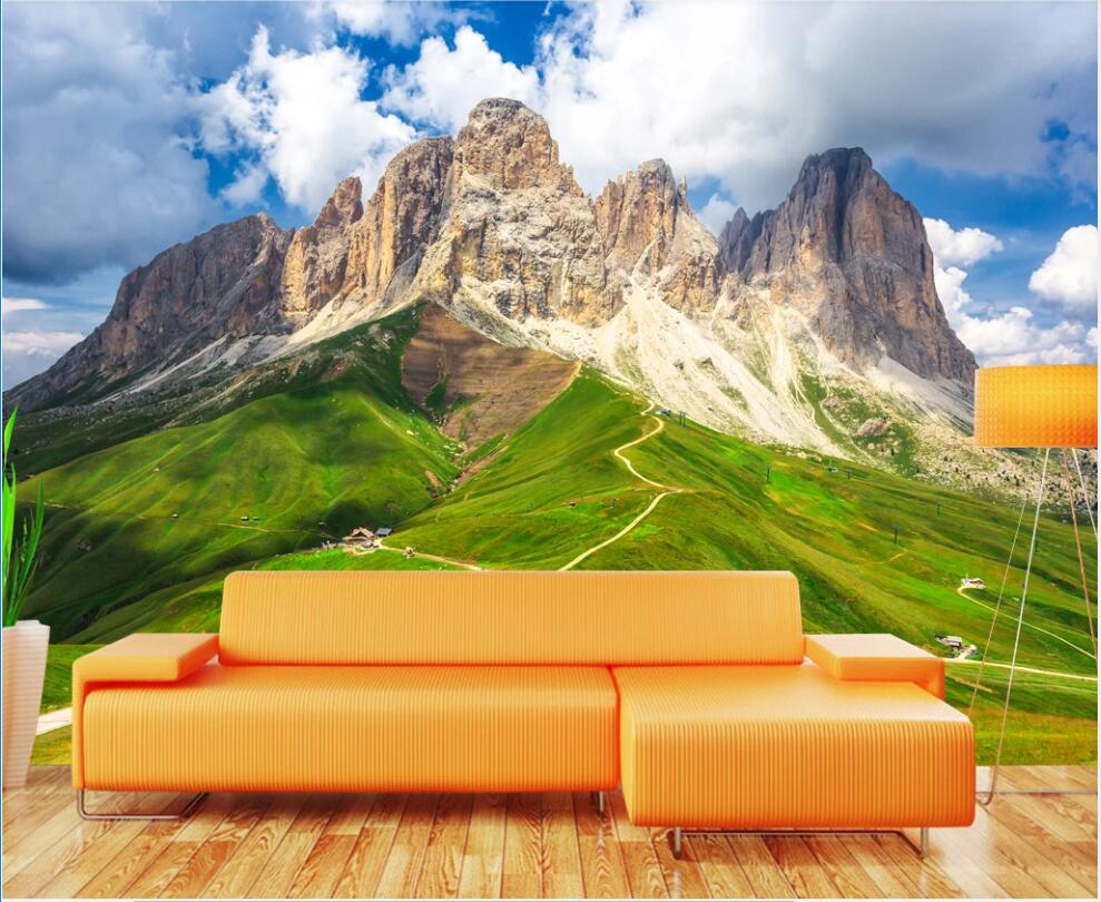 

3d wallpaper custom photo mural on the wall Atmospheric mountain peak Home decor living room 3d wall murals wallpaper for walls 3 d, Non-woven wallpaper