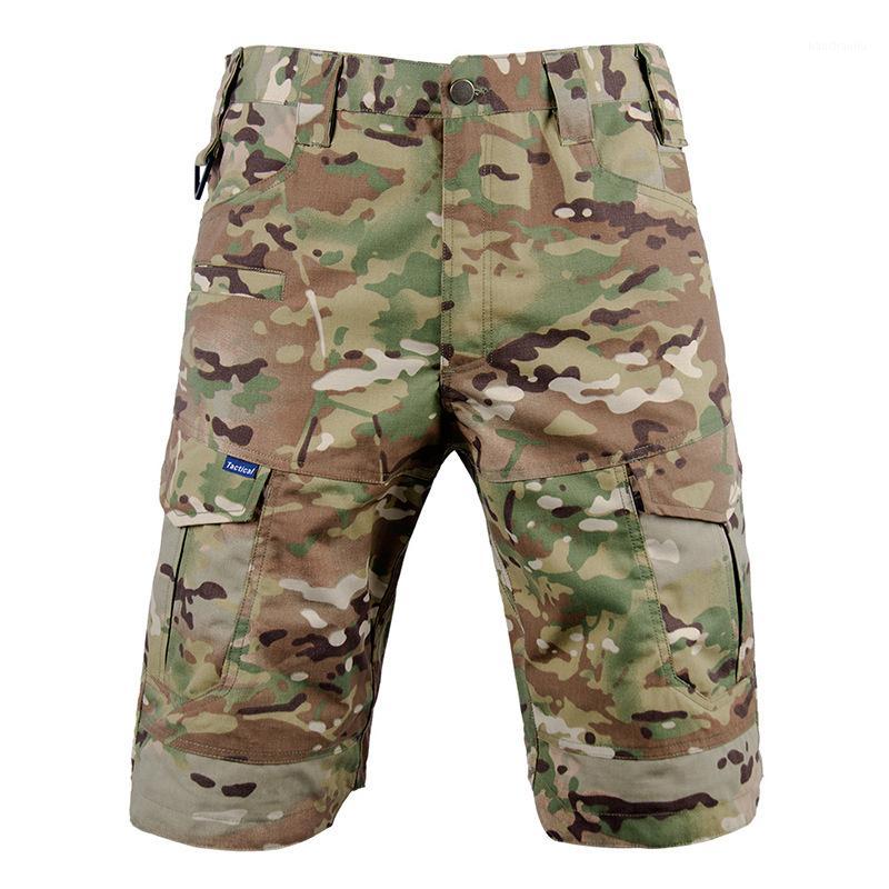 

Quality Polyester Cotton Summer Thin Men Camouflage Tactical Shorts Outdoor Fishing Waterproof Shorts Solid Climbing Mens1, Black