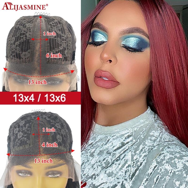 

99J Bob Wig Remy Bob Lace Front Wigs For Black Women 150% Density 8-16inch Red Burgundy Colored Human Hair Wigs, As pic