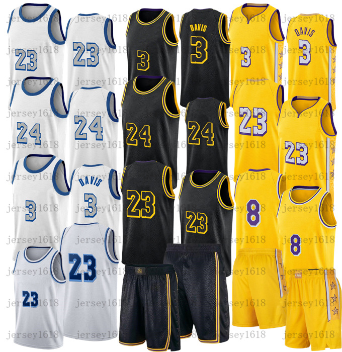 

2021 Custom men youth Los Angeles Lakers Team Anthony 3 Davis 23 Player 4 Caruso 15 Harrell Any name any number Swingman basketball Jersey