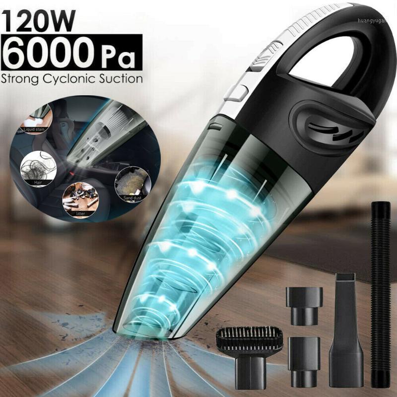 

120W Wireless Car Vacuum Cleaner Portable Handheld USB Cordless Wet/Dry Use Rechargeable Home Car Vacuum Cleane1