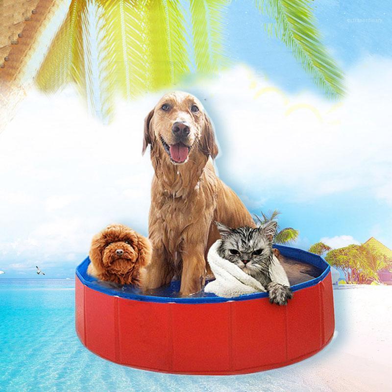 

Dog Pool 1pc Foldable Dog Pool Pet Bath Swimming Tub Bathtub Outdoor Indoor Collapsible Bathing for Dogs Cats Kids#1, 30 x 10cm