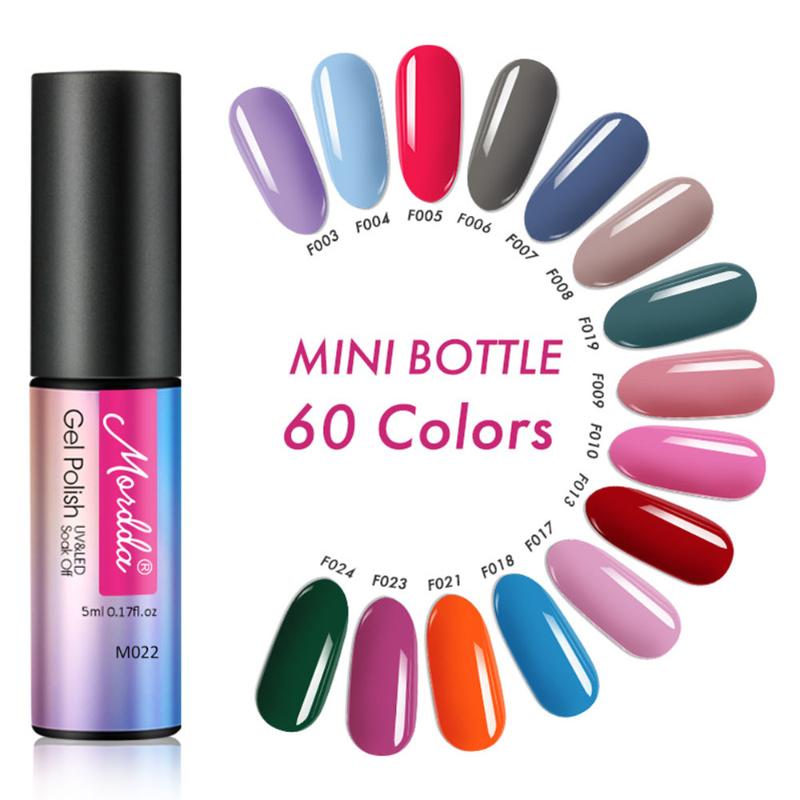 

UV Nail Polish Gel 5ml Soak Off Gel Lacquer Varnish Nail Polish Lucky Art Uv Nude Neon Led Paint Glaze Manicur, F001