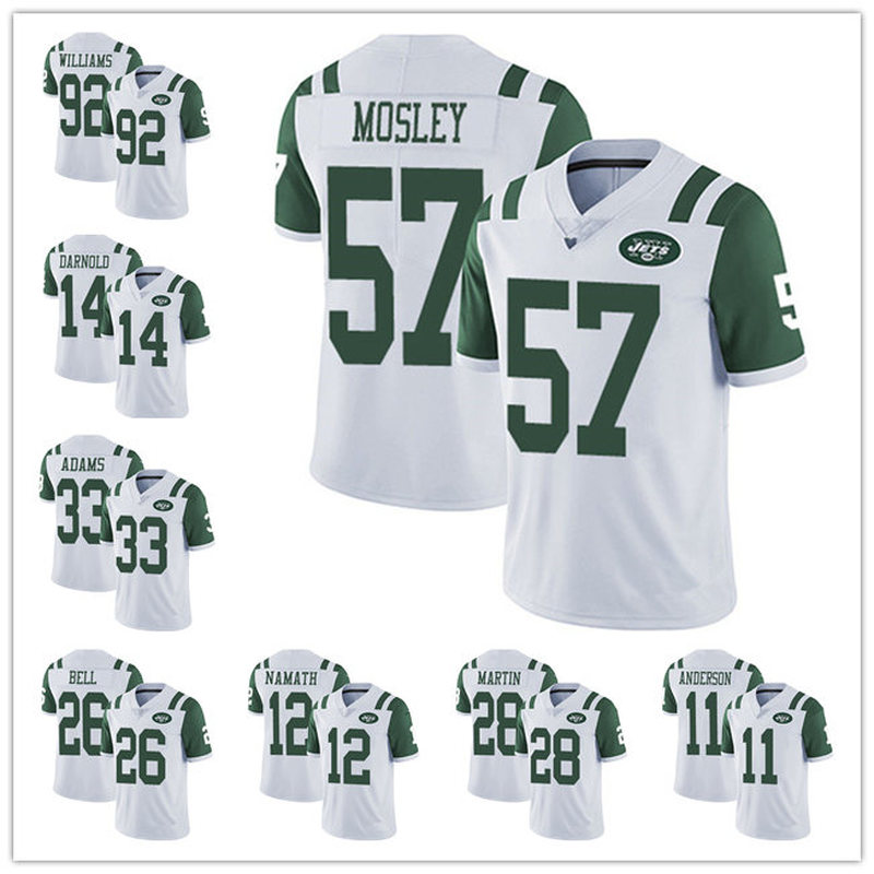 

New York''Jets''MEN WOMEN YOUTH Sam Darnold 26 Le'Veon Bell Limited Road Jersey Football White Vapor Untouchable, Black;red