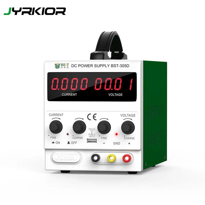 

BEST BST-305D 30V 5A AC DC Adjustable Switching LED Power Supply Mobile Phone Repair Tools with USB Ports
