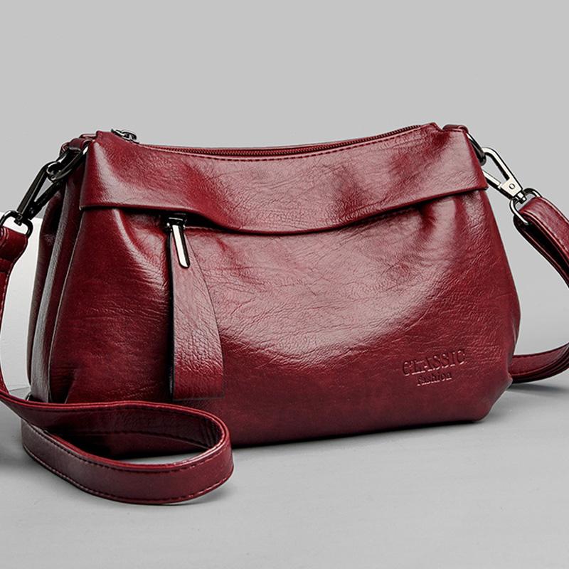 

Aman Dream High Quality Leather Crossbody Bags for Women 2021 Casual Shoulder Messenger Bag Luxury Handbags Women Bags Designer, Brown