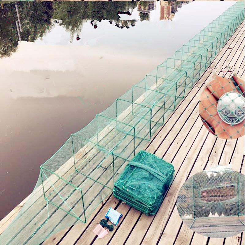 

2021 Shrimp cage fishing net folding lobster net big fish