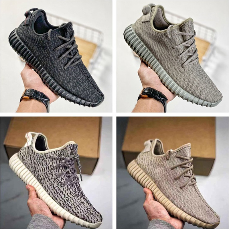 

kanye west v1 Men Women Running Shoes pirate black turtle dove oxford tan moonrock sports Sneaker size 36-48 us5-us13 with box PK VERSION