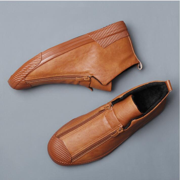 

2020 Cotton Winter Two Pedal Shoes More Joker Martin Male Gaobang Boots Wr4p