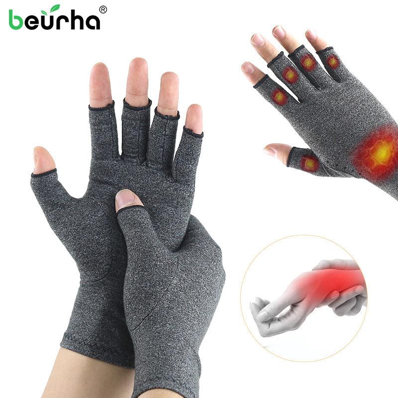 

SML Pain Relief Health Care Massage Gloves Pressure Eelastic Joint Protection Breathable Comfort Hand Non-slip Summer For Sports