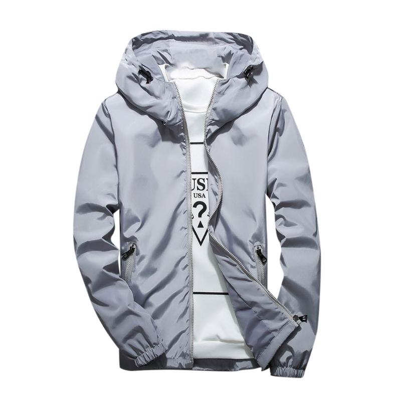 

Men's Sports Jacket Coat Autumn Winter Casual Soild Hoodie Zipper Outdoor High Quality Long Sleeve Streetwear Men Clothes 2020, As photo