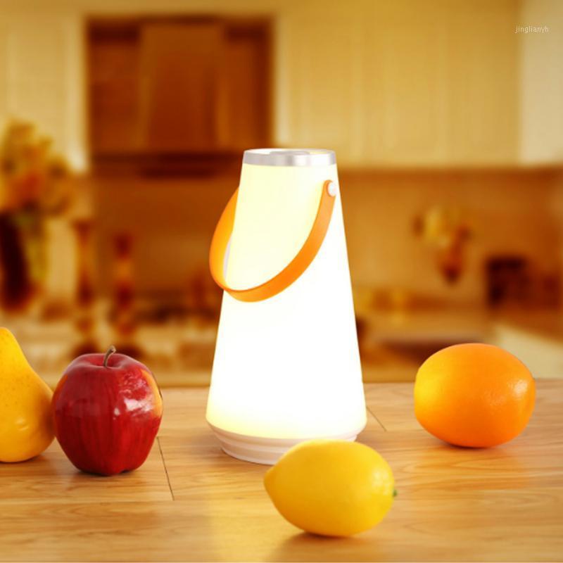 

LED Portable Wireless Home Creative Night Lamp USB Rechargeable Touch Switch Outdoor Camping Lights1