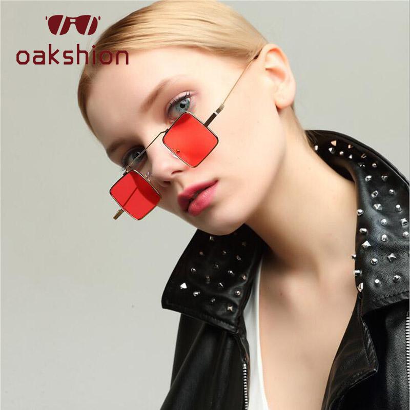 

Oakshion Lady Fashion Square Sunglasses Women Brand Small Frame Candy Lens Rectangle Sunglasses Men Tiny Driving Goggles 2020