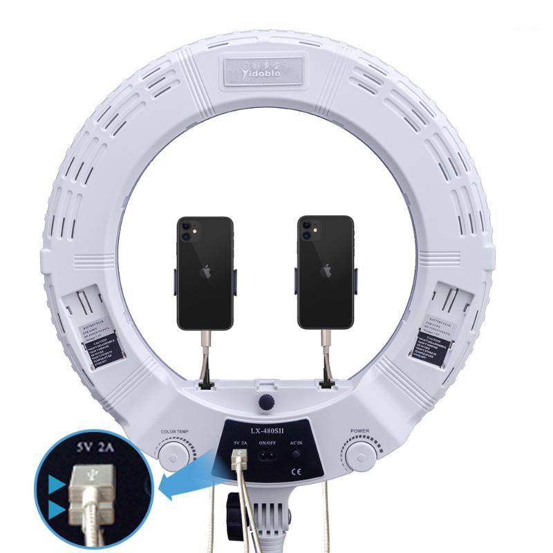 

18in Ring Light Set with Tripod Selfie Ring Lamp Yidoblo LX-480SII Photograthy Lighting for Phone Camera Camera Youtube Makeup1