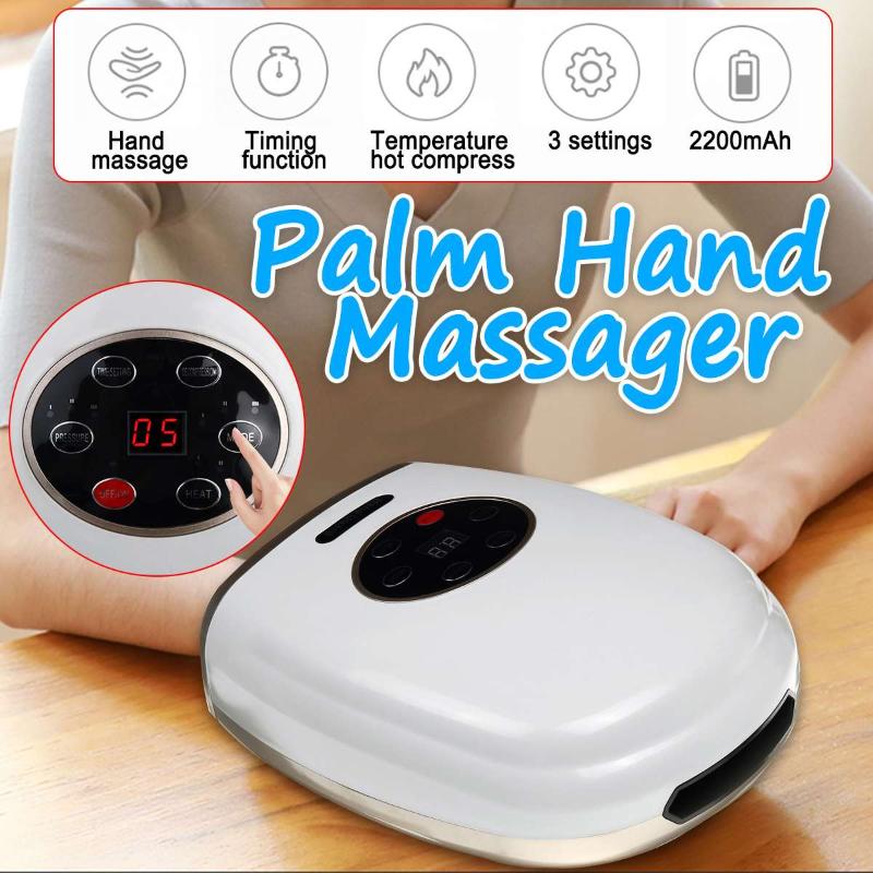 

Rechargeable Electric Hand Massager for Arthritis Pain Relief Carpal Tunnel Finger Numbness Electric Massager Care Relaxation