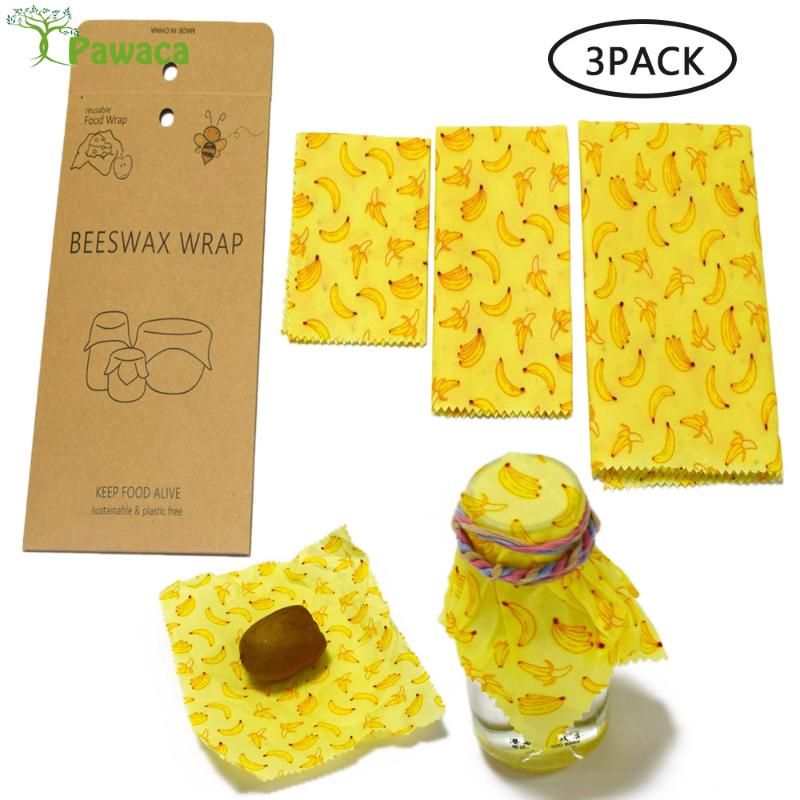 

Reusable Beeswax Wraps Grade Beeswax Fresh Cloth Lids Fruit Storage Bag Eco Friendly Fresh Keeping Washable Covers