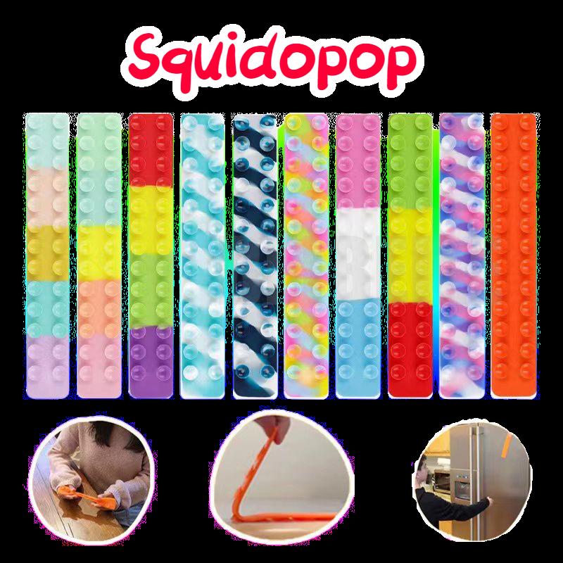 

Squidopop Fidget Toys Suction Cup Square Pat Pat Silicone Sheet Children Stress Relief Squeeze Toy Antistress Soft Squishy