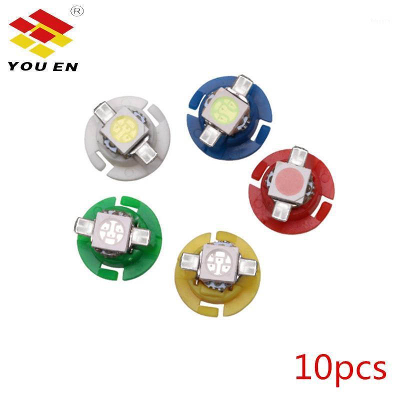 

YOUEN 10pcs B8.4 T5 B8.4D 1SMD Car LED Light Instrument Bulbs Gauge Dashboard Lamp Side Indicator Light 12V Car Accessories1, As pic