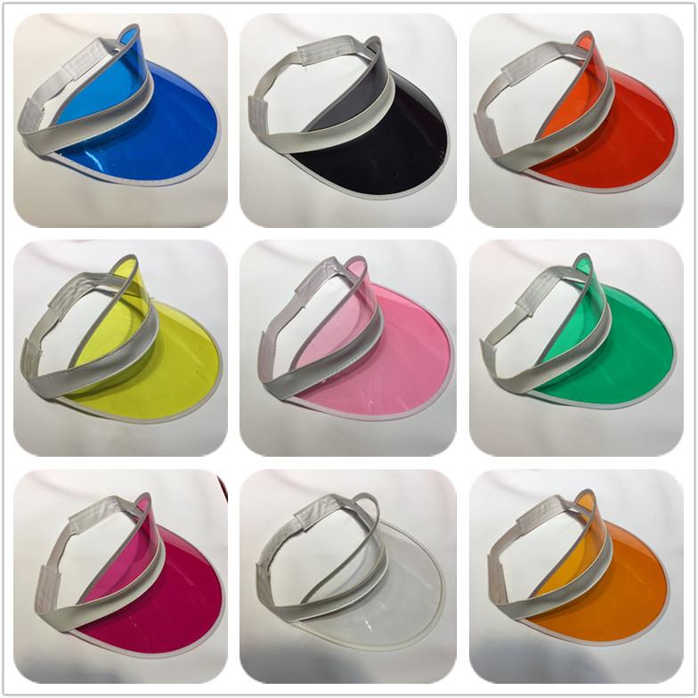 

Wide Brim Hats Men's And Women's Sun Casual Plastic Riding Beach Colorful Party