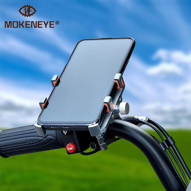 

Aluminum Bike Phone Holder For 60-100mm Width Bicycle Handlebar Stand Adjustable Bike Phone Mount Bracket Accessories