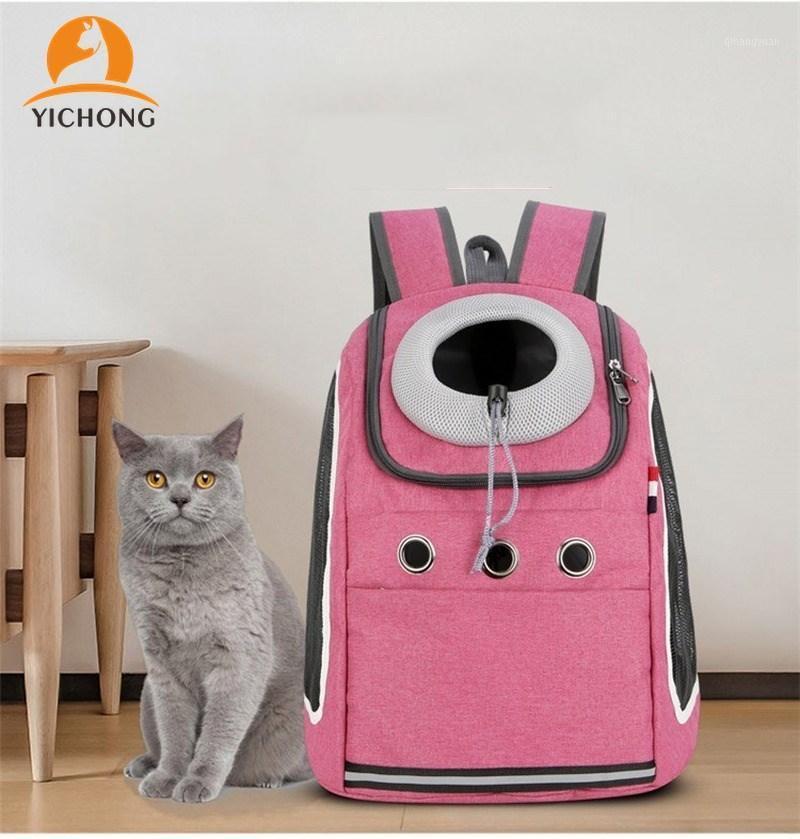 

YICHONG New Dog Cat Pet Supplies Space Bag Double Shoulder Space Pet Backpack Bag Out Portable YC0491