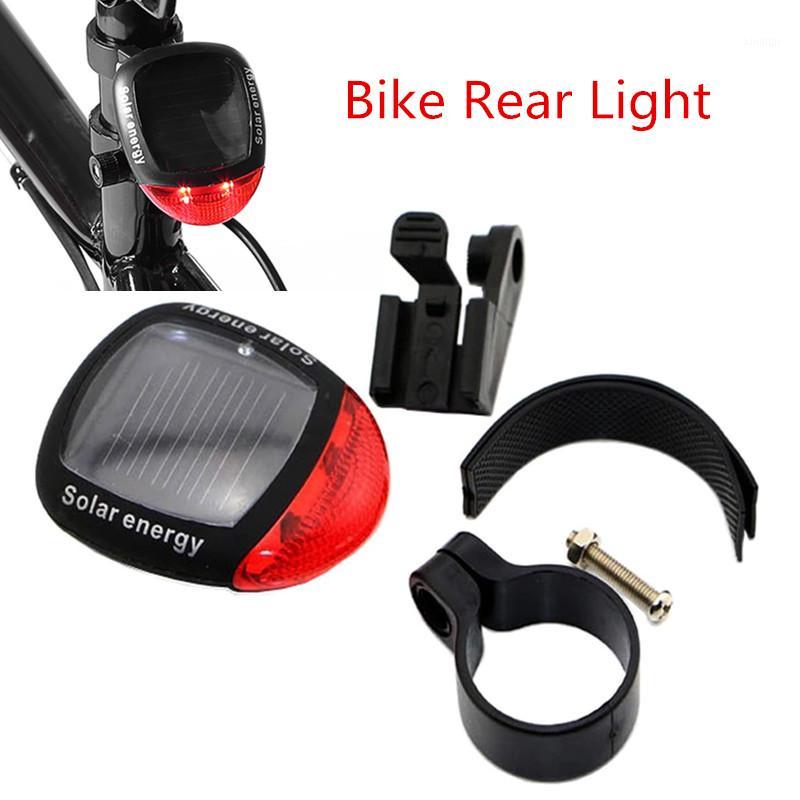 

High Bright Bicycle Taillight Solar Powered LED Bike Light Waterproof Cycling Night Safety Warning Flashing Rear Light Back Lamp1