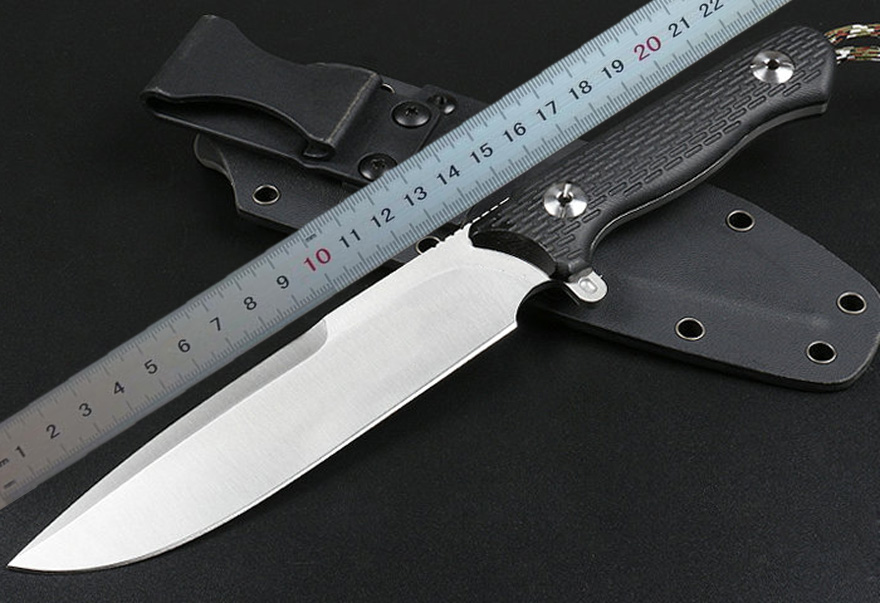 

1Pcs High Quality MK4 Outdoor Survival Tactical Straight Knife D2 Satin Drop Point Full Tang G-10 Handle Fixed Blade Knives With Kydex