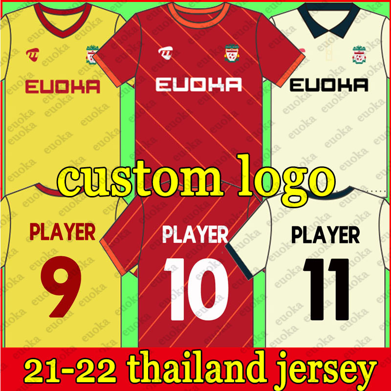 

Thailand Top Quality 21 22 All Team Football Shirts 2021 2022 Football Shirts Custom Logo Player Name Number Football Jersey 123, 21-22 away+patch1
