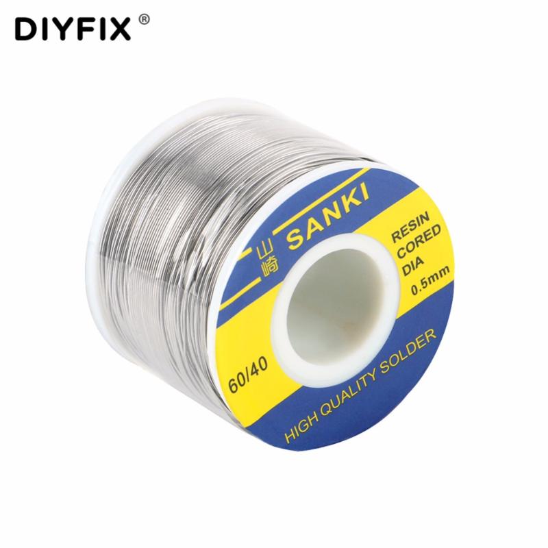 

DIYFIX 0.3/0.4/0.5mm 250g 60/40 Rosin Core Tin Lead Solder Wire Soldering Welding Flux Tin Wire Reel Spool