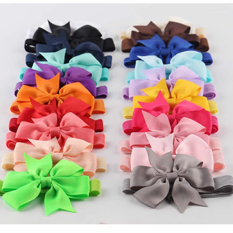 

Hair Band Cross-border First Newborn Headband Baby's Hairclip Popular Children's Hair Ribbon Ribbon Fish Bow Baby Girls1, White headband