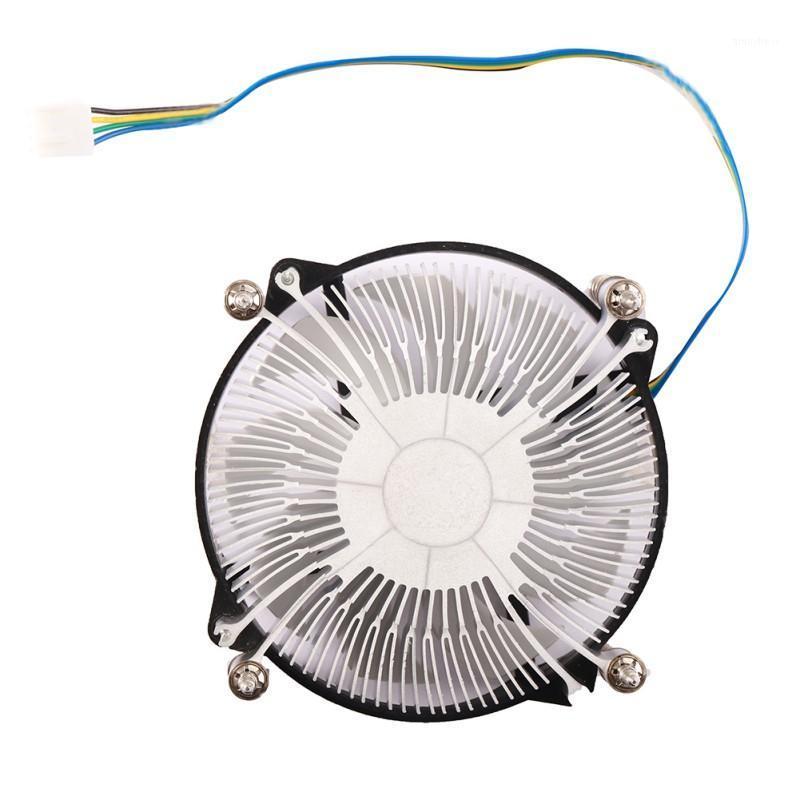 

CPU Cooling Fan Ultra-thin 4 Pin Fans Cooler For Intel LGA 115x Computer(i3/1