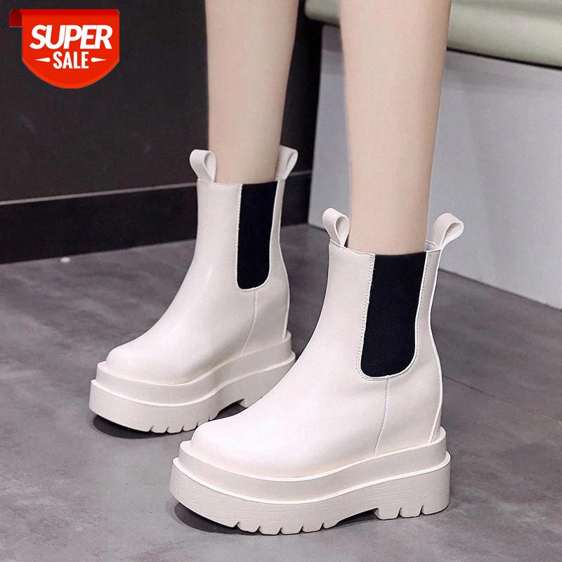 

COOTELILI Women Winter Nakle Boots Round Toe High Heel Boots For Woman Slip On Fashion Shoes Warm Basic Botas Mujer Size 34-39 #xw7l, Black