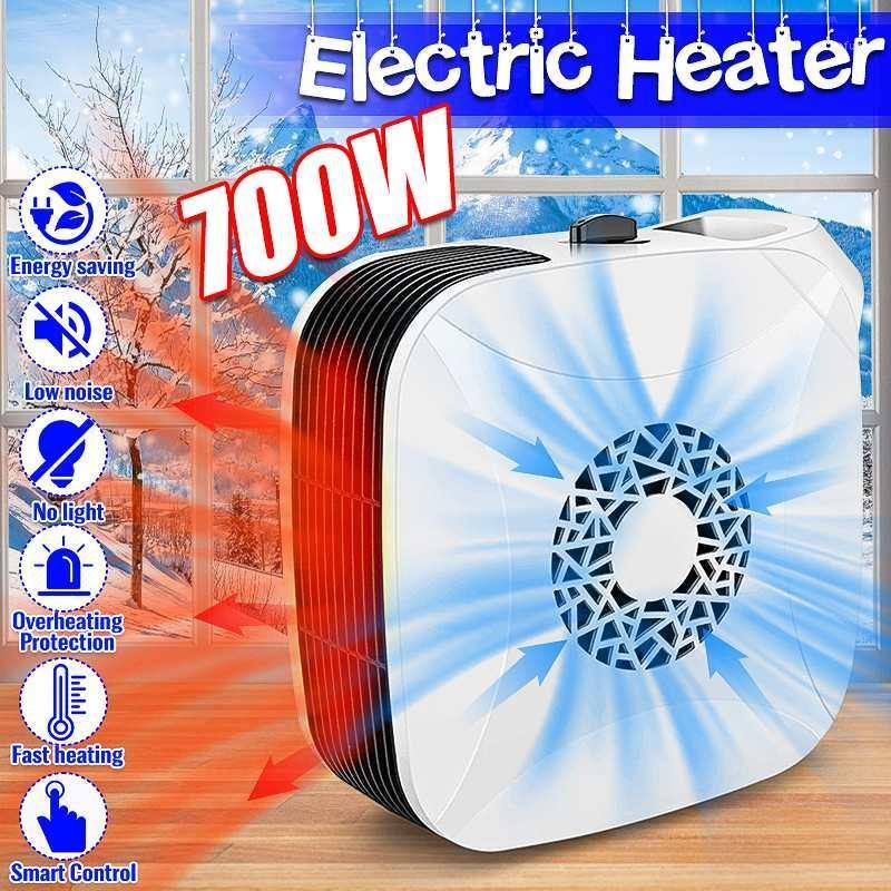 

Portable Mini Home Electric Heater 220V 700W Heaters Fan Desktop Handy Heating Stove Radiator for Office Winter Warmer1
