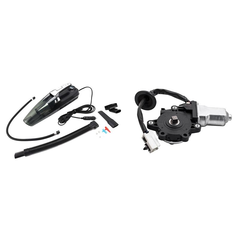 

4 in 1 Car Portable Wet/Dry Auto Vacuum Cleaner 12V 120W 4000Mpa with Front Left Power Window Lift Motor