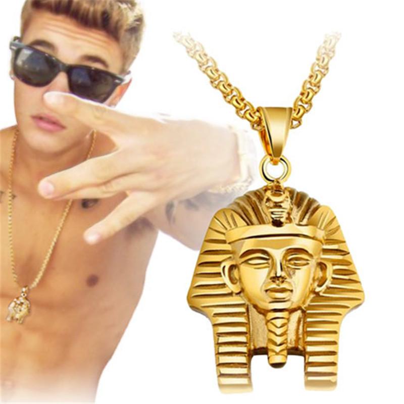 

Pendant Necklaces 2021 Antique Bronze Pharaoh Necklace For Men Women Vintage Ancient Egypt Jewelry Figure Collier Gift