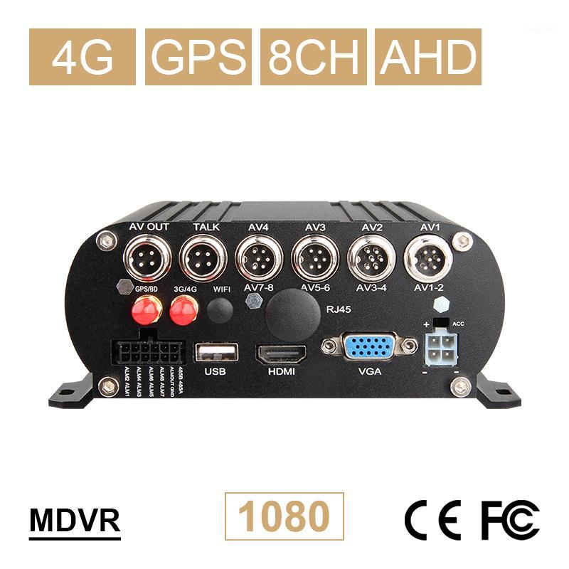 

4G Lte GPS Positiong 8CH Vehicle Mobile Dvr Recorder Hard Disk Mdvr I/O Alarm Looping Record Real Time Video Online Car AHD Dvr1