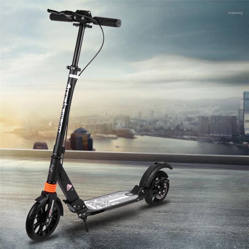 

2020 Folding Scooter for Adults Teens Kids Kick Scooter Easy Folding Lightweight Brake New Pedal handbrake1
