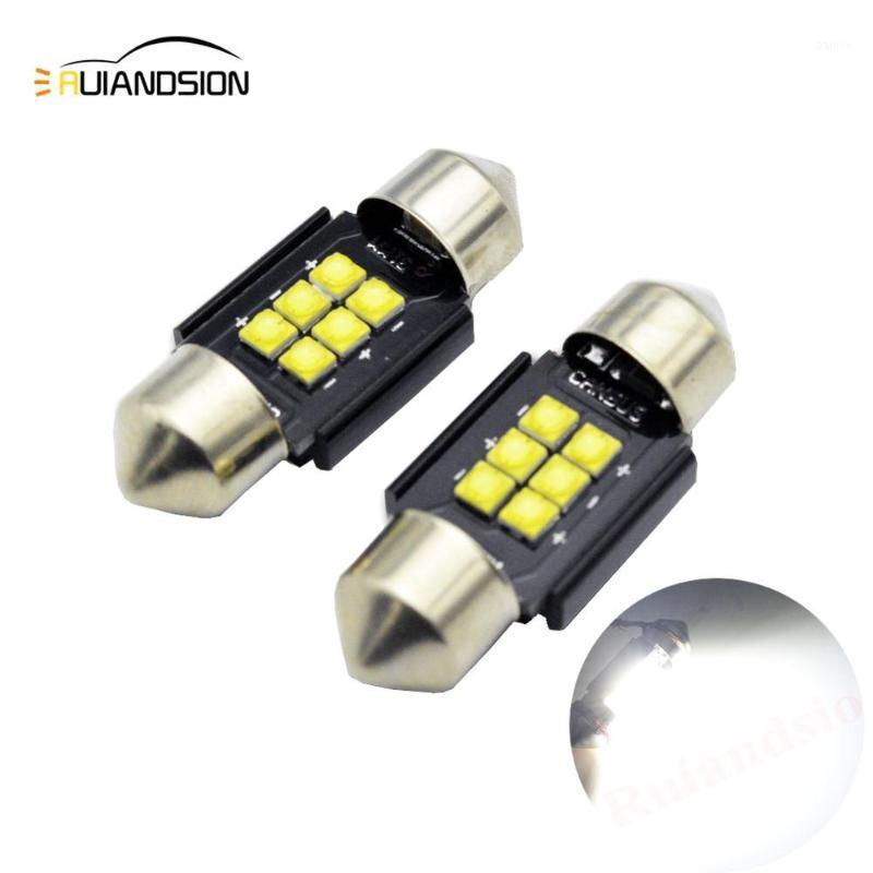 

2pcs 30W AC12-24V Festoon CANBUS 31mm 36mm 39mm 41mm C5W led ERROR FREE CREEXBD LED smd interior reading white bulbs dome lamps1, As pic