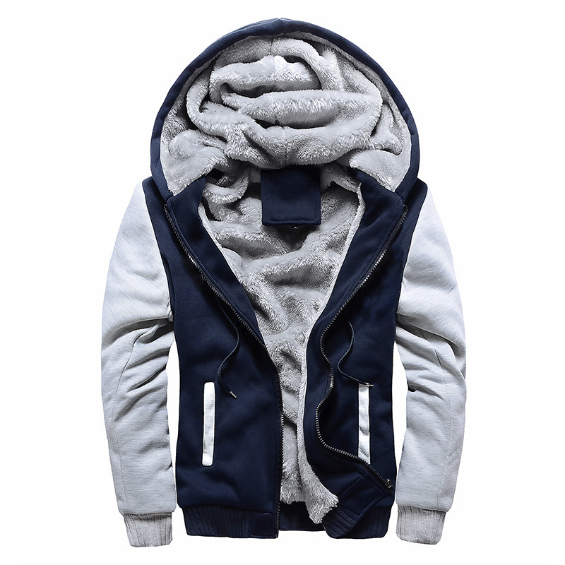 

2021 The New Man Jacket New Brand Hot Thick Winter Watch with Zipper Coat for Men Sportwear European Hoodies 0xny, Red