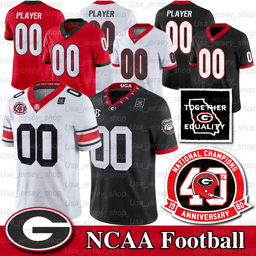 

Custom Georgia Bulldogs Jersey Jake Fromm D'Andre Swift George Pickens Stetson Bennett Dominick Blaylock Mark Webb NCAA Sugar Bowl Patch, Black new